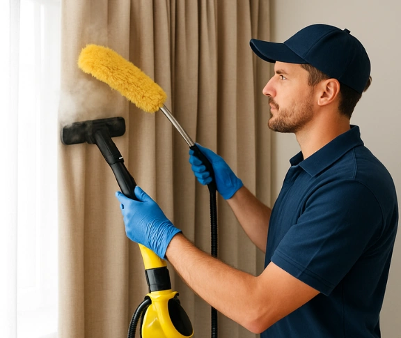 Trusted residential curtain cleaning technician Matty Curtain Cleaning marrickville-south-nsw QLD
