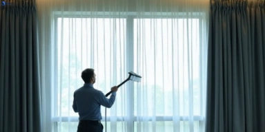 Commercial curtain steam cleaning service marrickville-south-nsw hotels offices