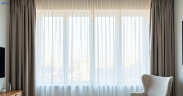 Freshly steam cleaned curtains in marrickville-south-nsw QLD